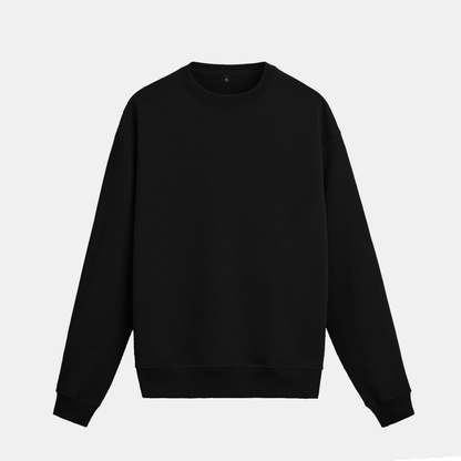 Men's Classic Black Sweatshirt Front